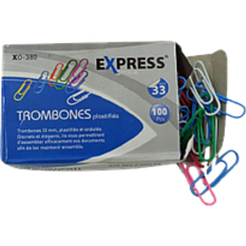 TROMBONES Plastifiés EXPRESS 33 MM - 2